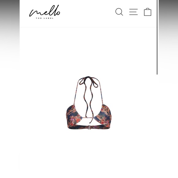 Mello The Label MULTI TIE TOP (AGUA) - Picture 1 of 5